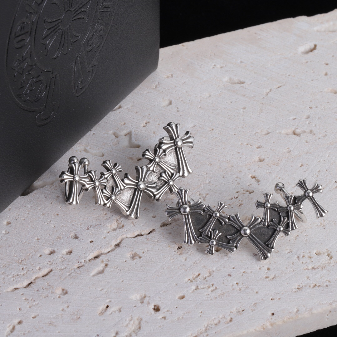 クロムハーツ「Chrome Hearts」クロムハーツ イヤーカフ＆ピアスセット S925 イヤージュエリー