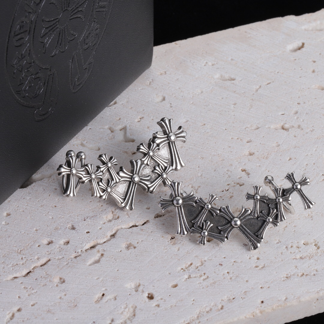 クロムハーツ「Chrome Hearts」クロムハーツ イヤーカフ＆ピアスセット S925 イヤージュエリー