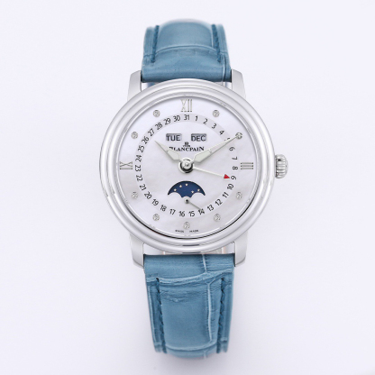 ブランパン「Blancpain」ヴィルレ レディース ムーンフェイズ＆コンプリートカレンダー自動巻き腕時計35mm