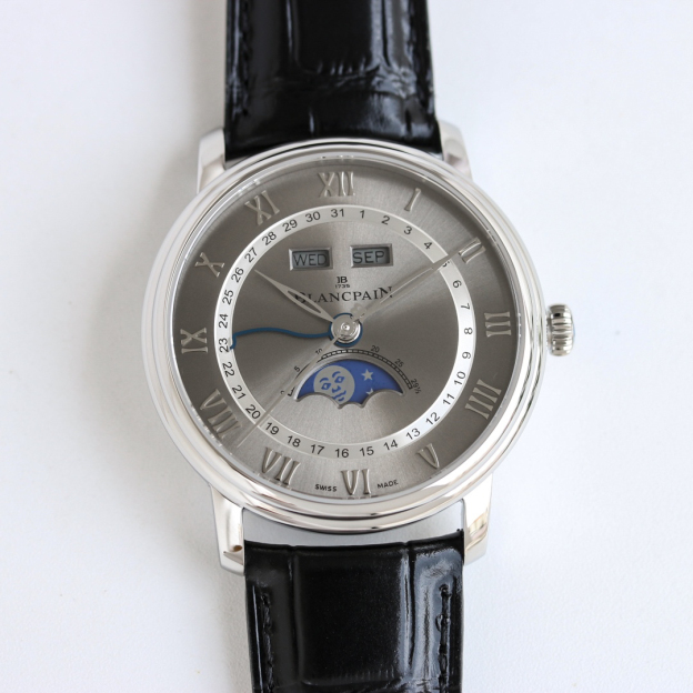 ブランパン「Blancpain」ヴィルレ コンプリートカレンダー ムーンフェイズ自動巻き腕時計40mm
