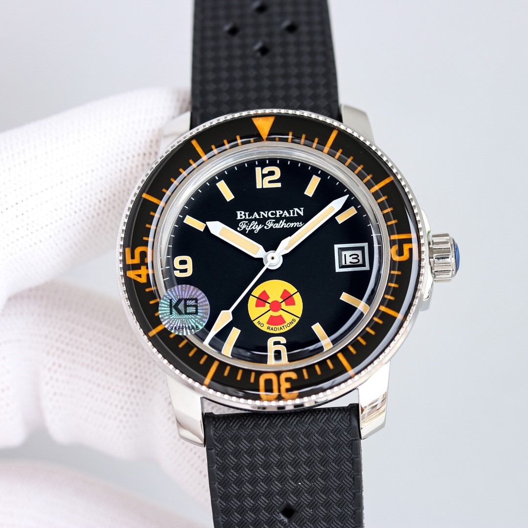 ブランパン「Blancpain」フィフティ・ファゾム バラクーダ自動巻きダイバーズウォッチ40.3mm