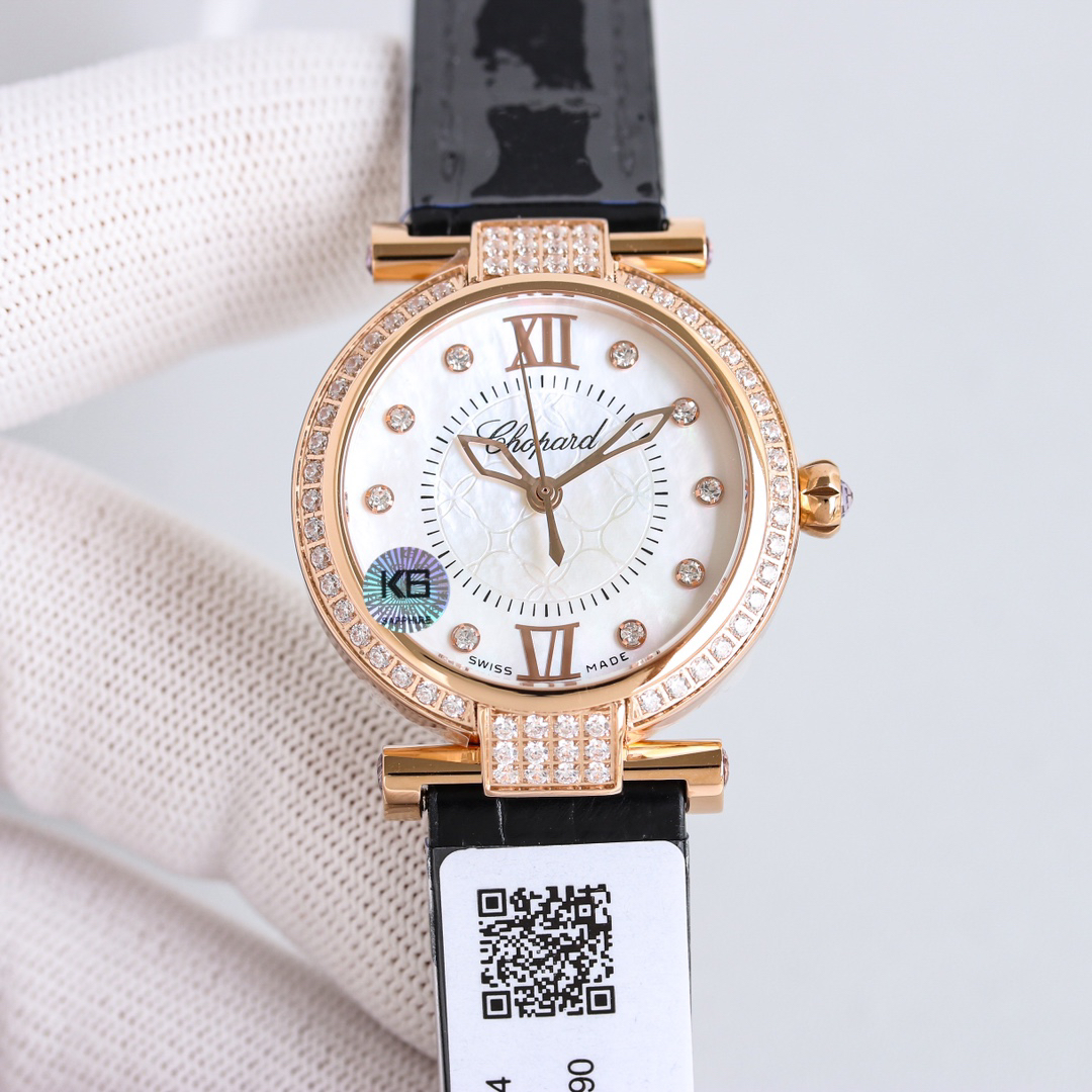 ショパール「Chopard」ハッピーダイヤモンド ジョアイヤリーレディースウォッチ29mm