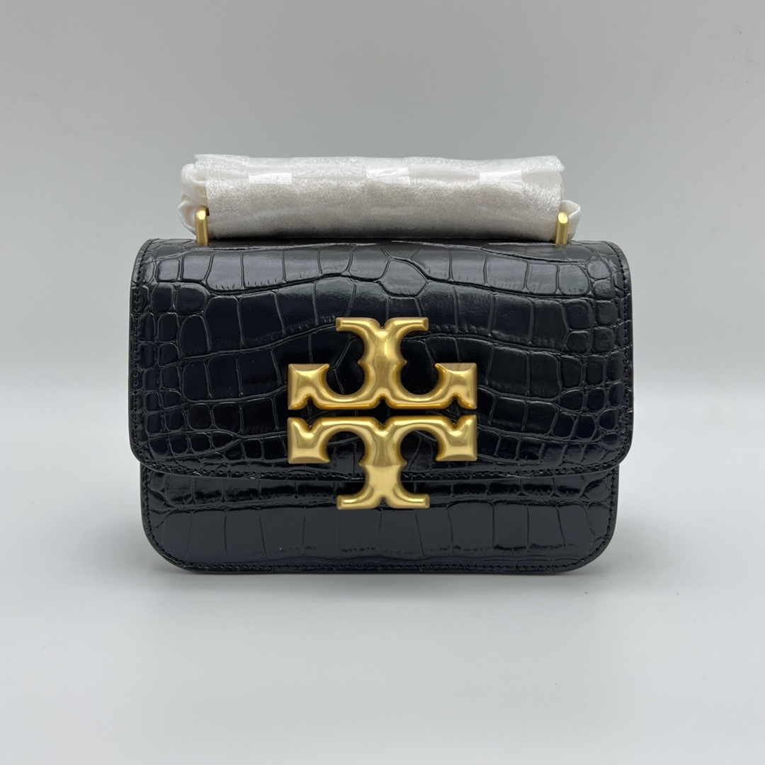 トリー バーチ「Tory Burch」 ELEANOR スモール クロコダイルエンボス ショルダーバッグ
