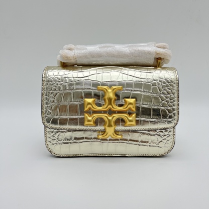 トリー バーチ「Tory Burch」 ELEANOR スモール クロコダイルエンボス ショルダーバッグ