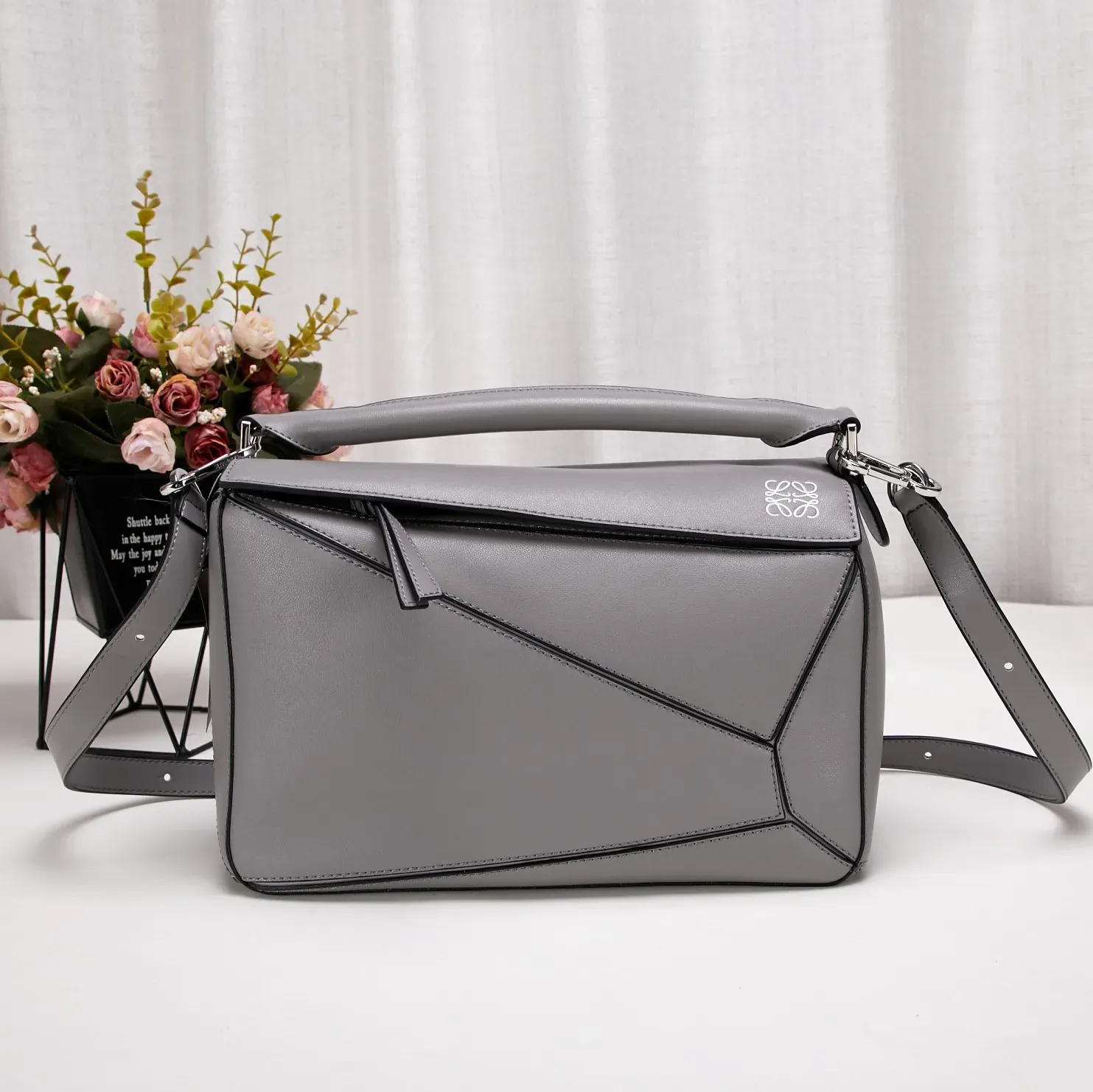 ロエベ「LOEWE」 Puzzle スモール ジオメトリック ショルダーバッグ