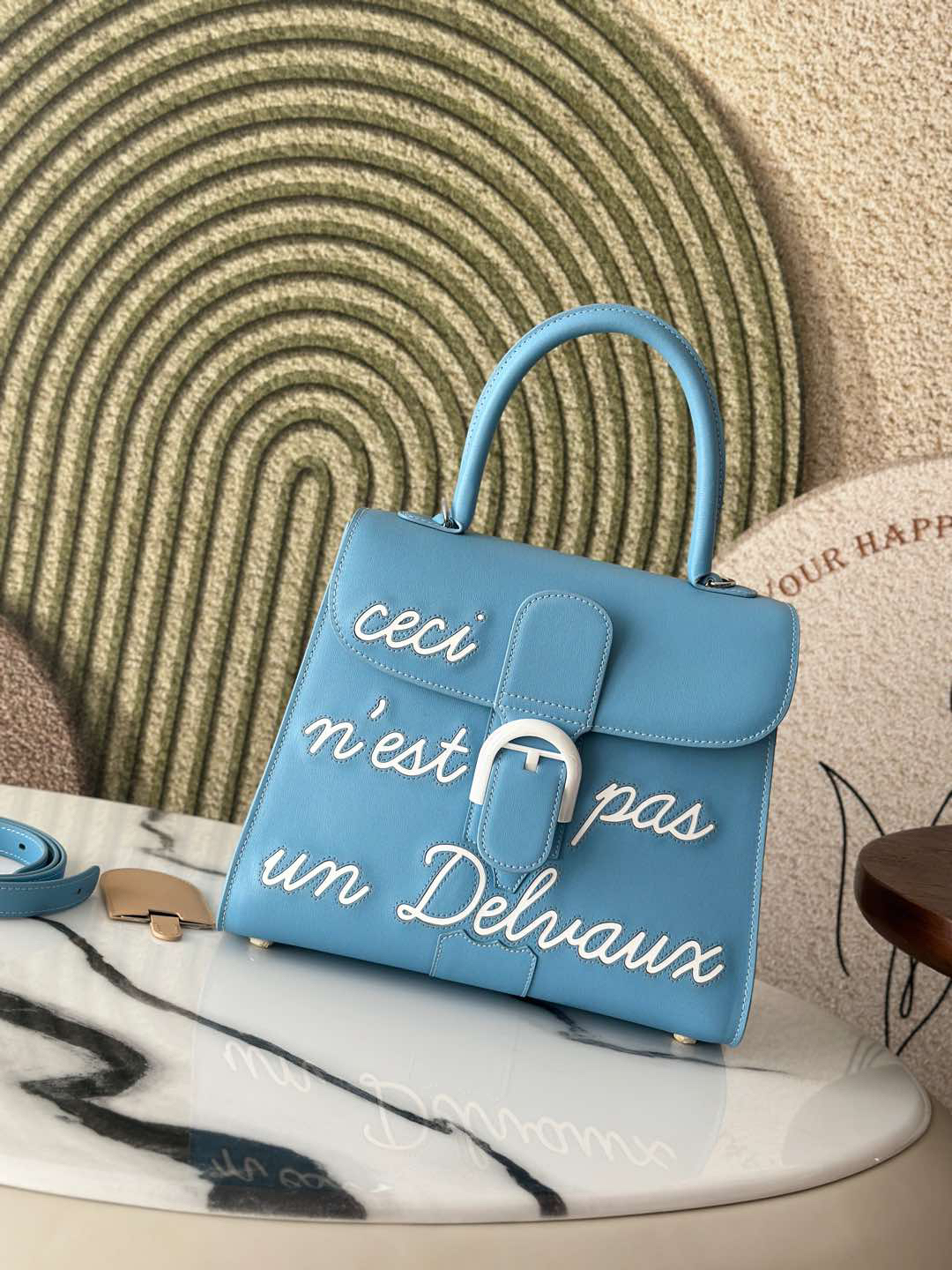デルヴォー「Delvaux」Brillant Box ダブルリング ハンドバッグ