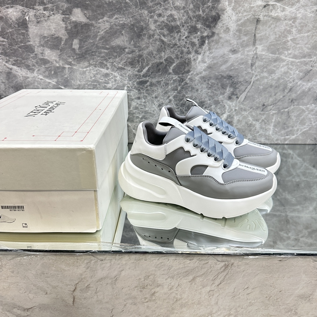 アレキサンダー・マックイーン［Alexander McQueen］Oversized Sneaker "Blue Crocodile" スニーカー