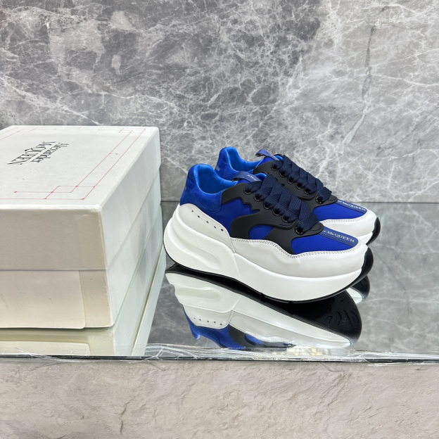 アレキサンダー・マックイーン［Alexander McQueen］Oversized Sneaker "Blue Crocodile" スニーカー