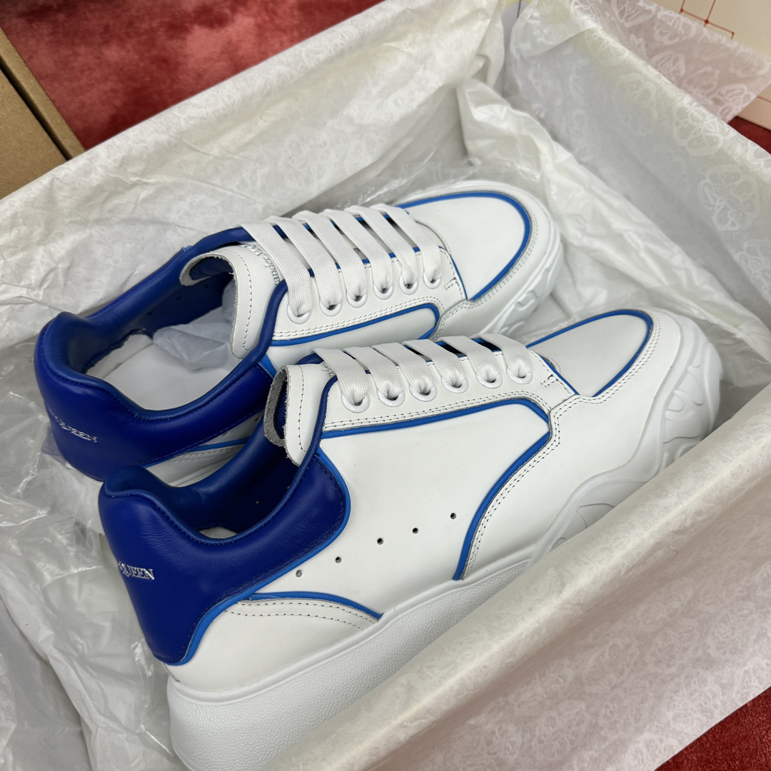 アレキサンダー・マックイーン［Alexander McQueen］Oversized Sneaker "Silk Gloss Leather" スニーカー