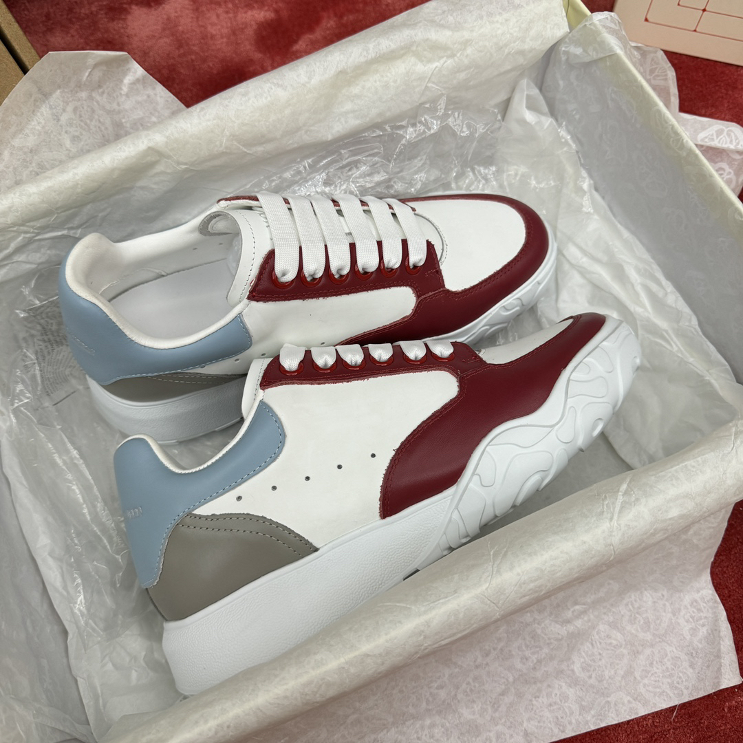 アレキサンダー・マックイーン［Alexander McQueen］Oversized Sneaker "Silk Gloss Leather" スニーカー