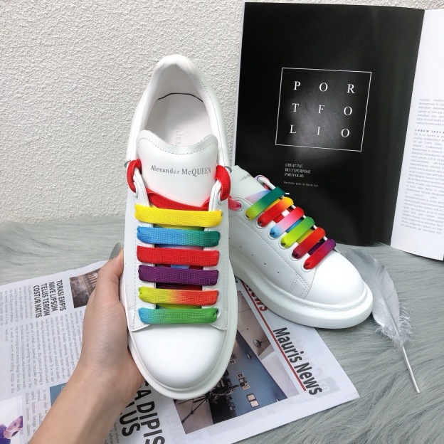 アレキサンダー・マックイーン［Alexander McQueen］Oversized Sneaker "Fluffy-Trim White" スニーカー