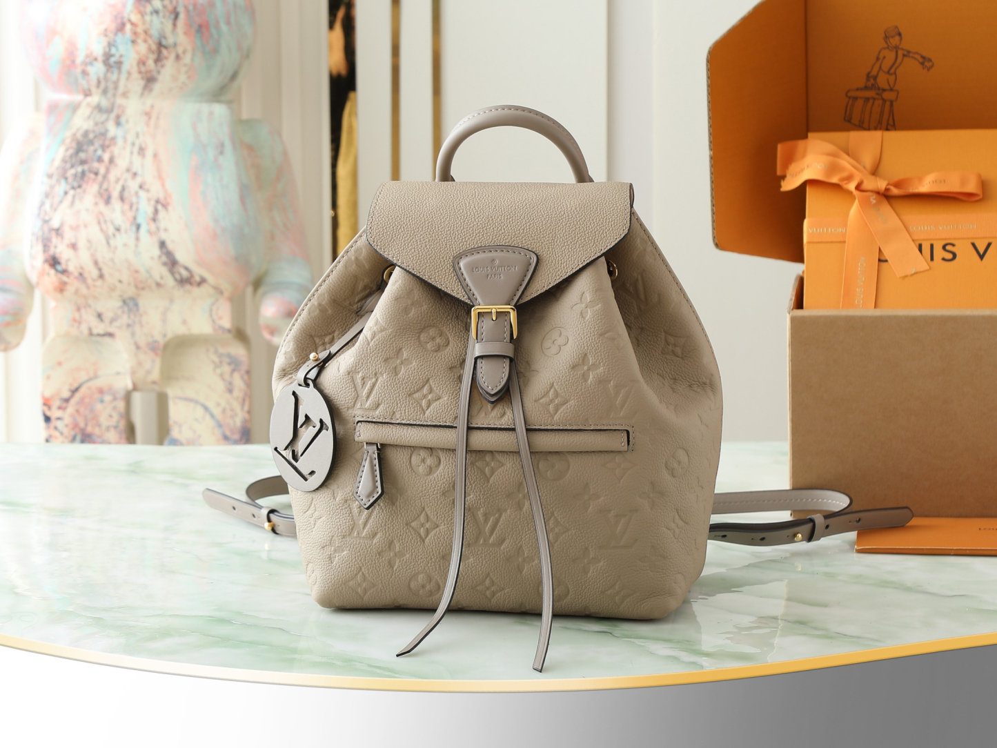 ルイ・ヴィトン「Louis Vuitton」MONTSOURIS バックパック Monogram Empreinte