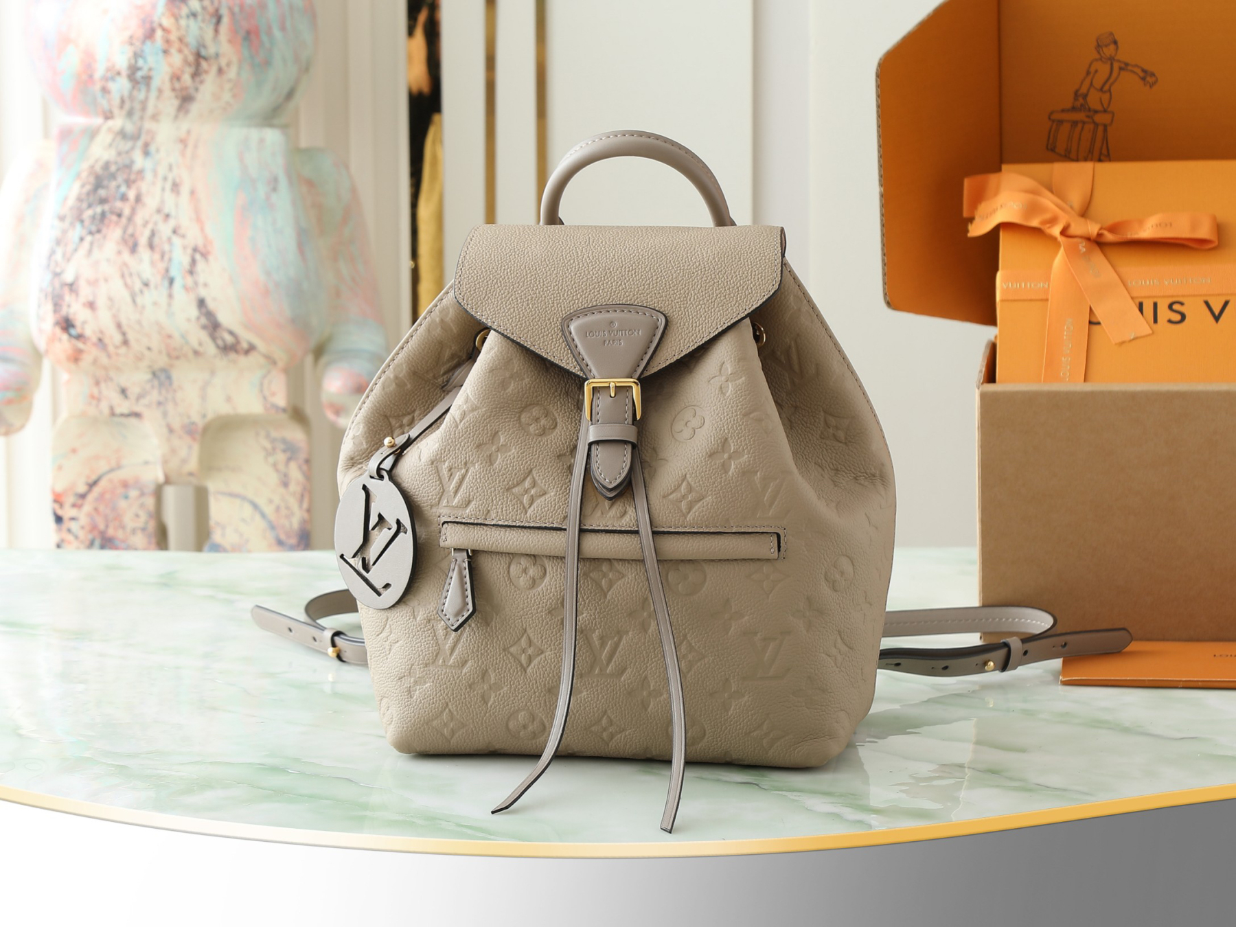 ルイ・ヴィトン「Louis Vuitton」MONTSOURIS バックパック Monogram Empreinte