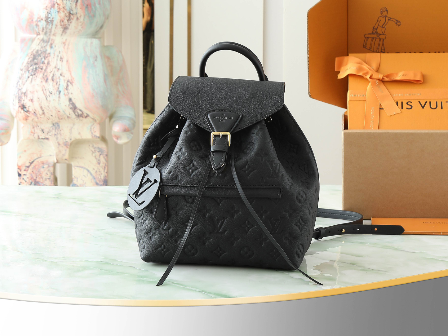 ルイ・ヴィトン「Louis Vuitton」MONTSOURIS バックパック Monogram Empreinte