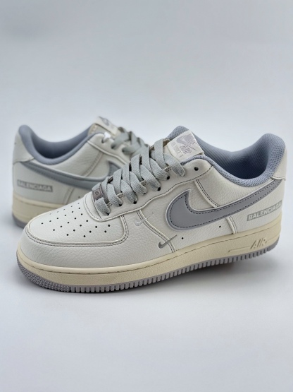 「コラボモデル」Balenciaga x NikeAir Force 1 Low 07 'Double Swoosh' スニーカー