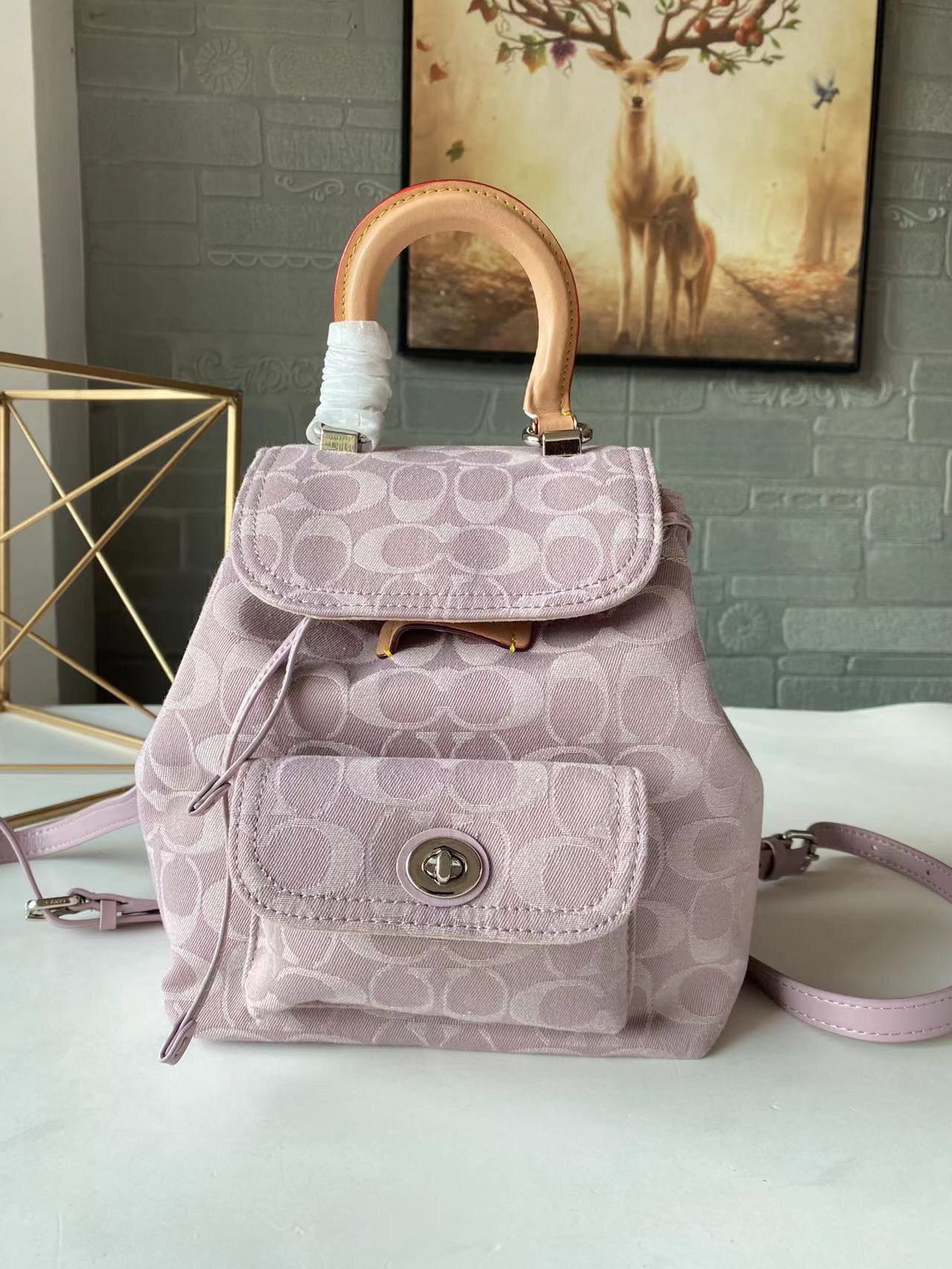 コーチ「Coach」Riya 21 デニム バックパック