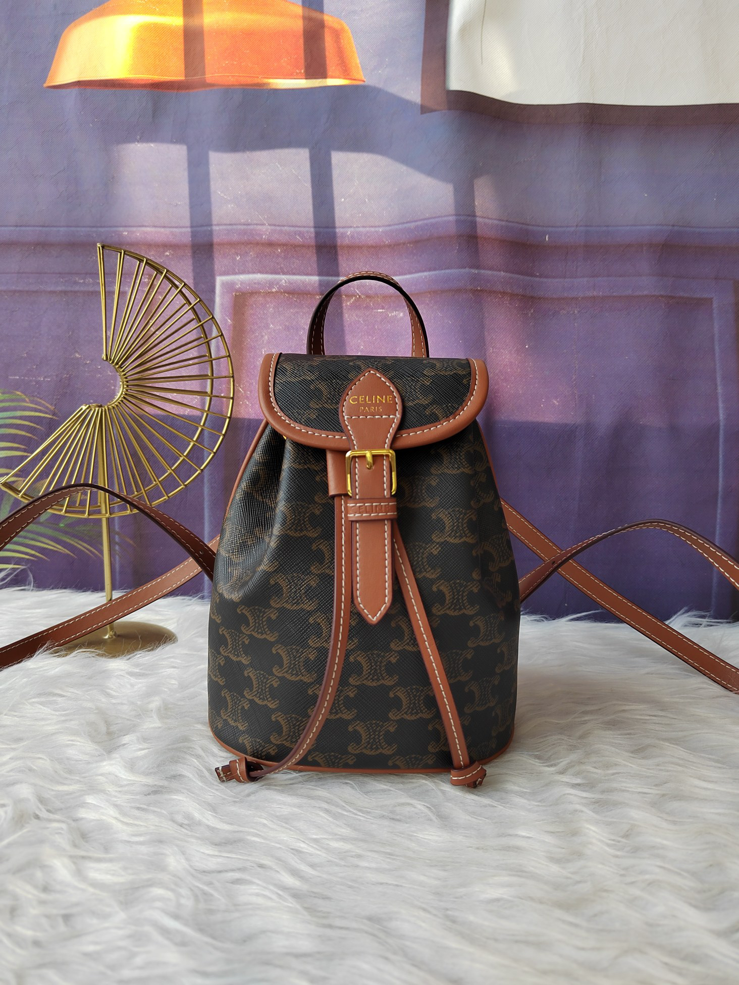 セリーヌ「Celine」Triomphe ミニ バックパック