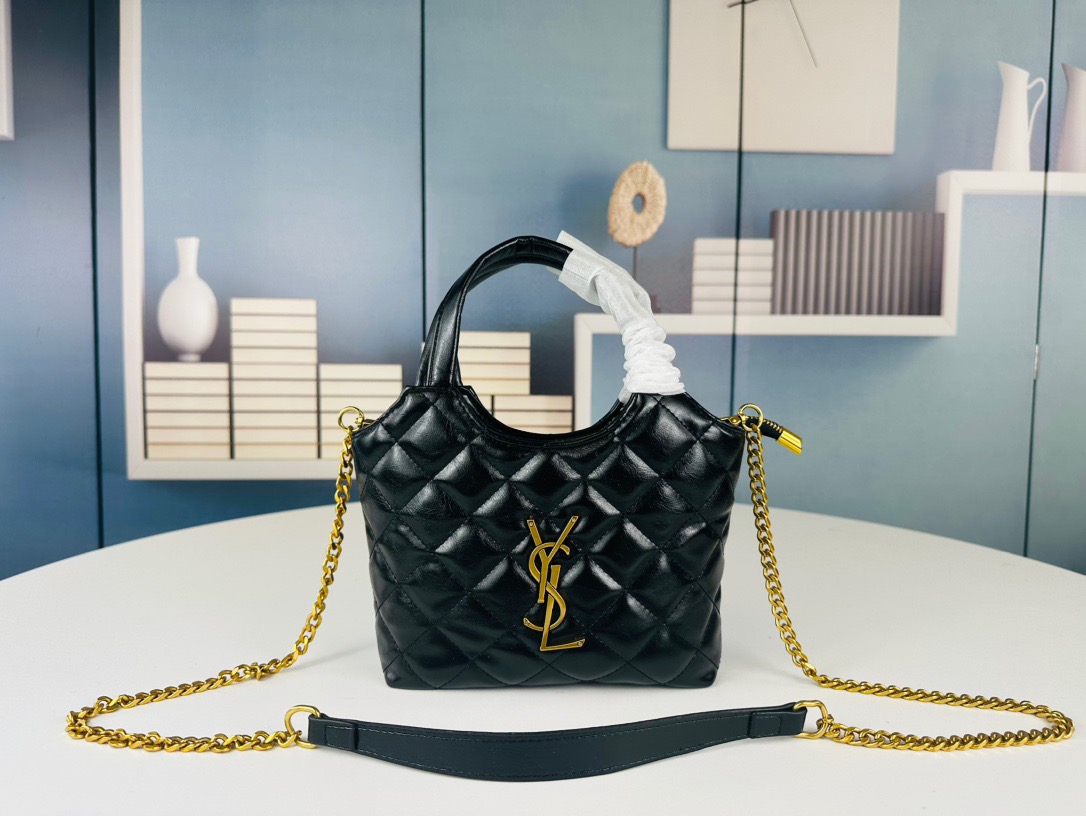 サンローラン「Saint Laurent」‌ PANIER レザー トートバッグ