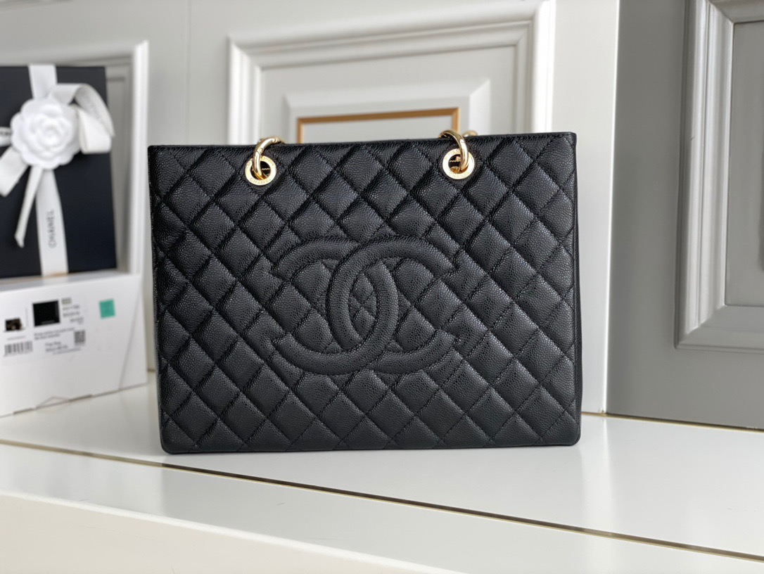 シャネル「Chanel」キャビアレザー トートバッグ レディース ショルダーバッグ