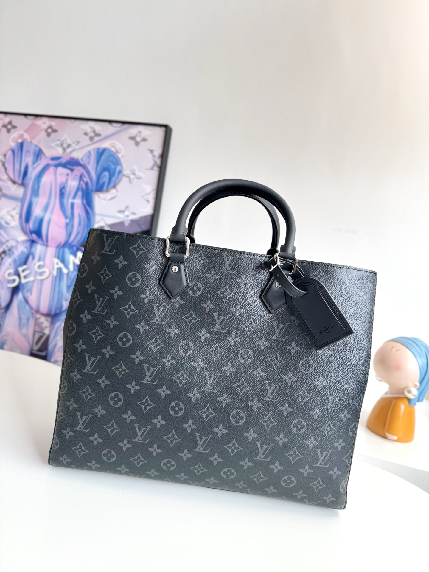 ルイ・ヴィトン「Louis Vuitton」GRAND SAC PLAT バッグ