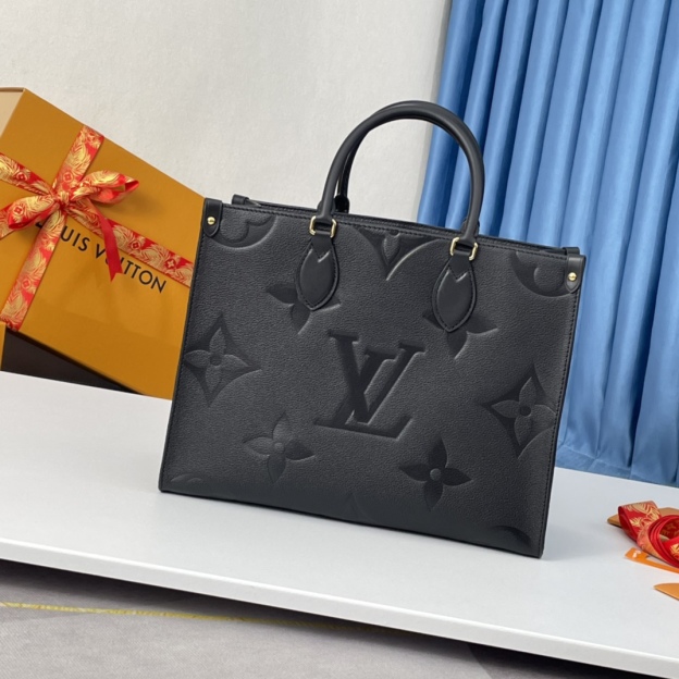 ルイ・ヴィトン「Louis Vuitton」ONTHEGO MM モノグラム エンプレイント トートバッグ