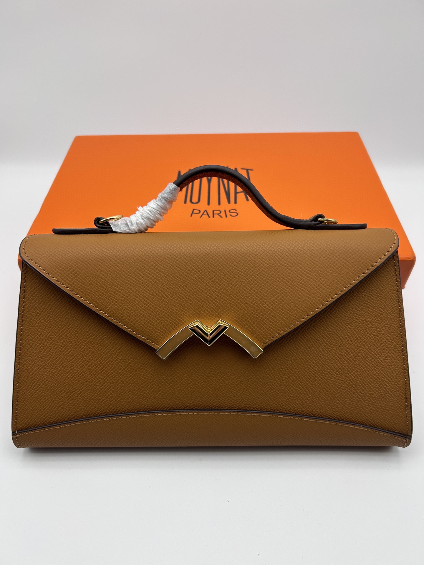 モイナ「Moynat」Réjane レザートートバッグ