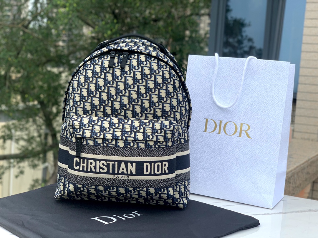 ディオール「Dior」オブリーク モノグラム バックパック ショルダーバッグ