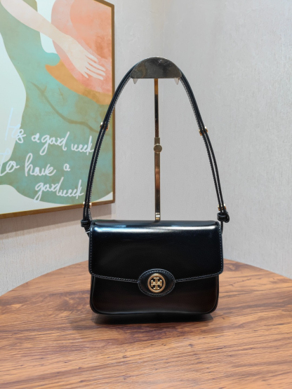 トリー バーチ「Tory Burch」ROBINSON 漆皮两用ショルダーバッグ