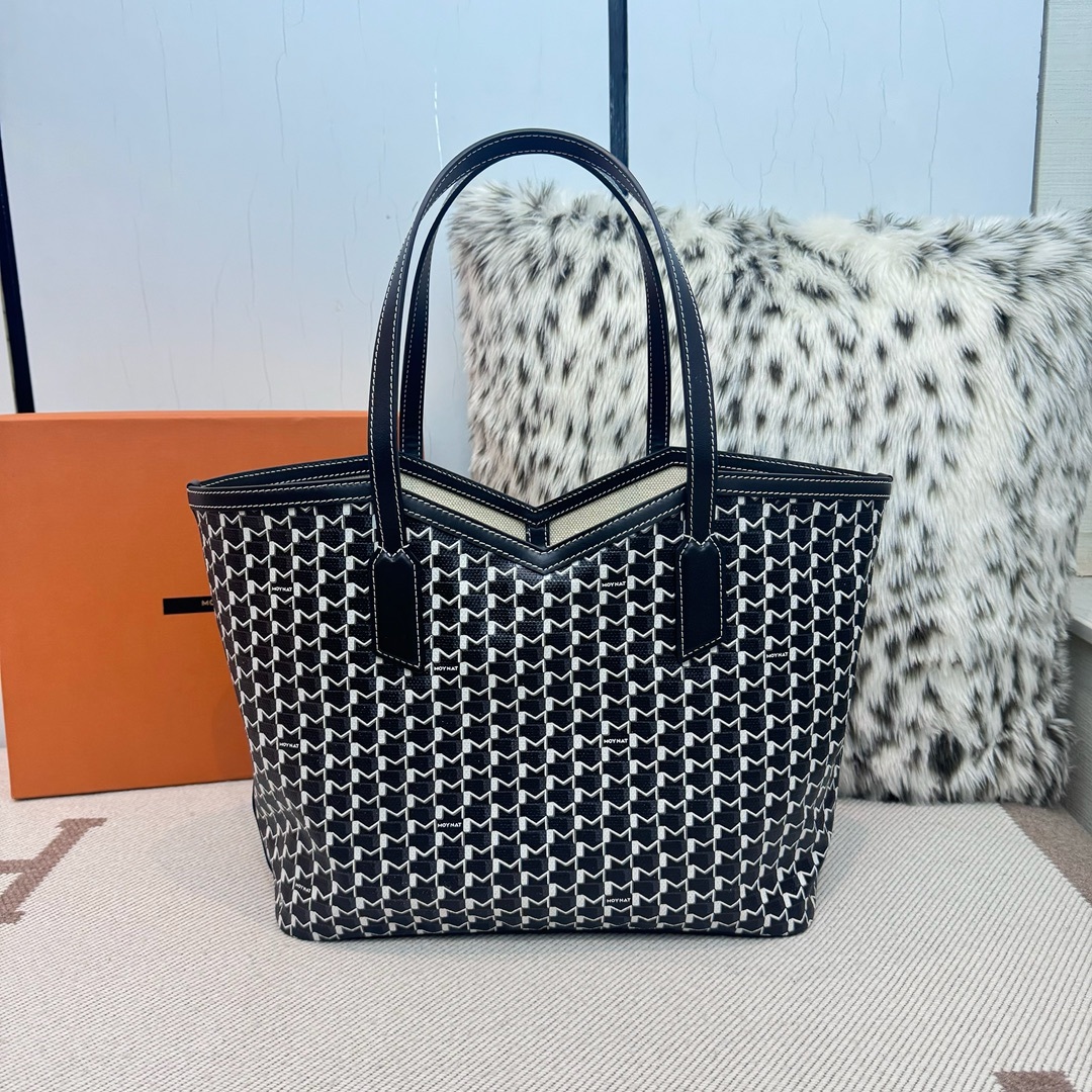 モイナ「Moynat」M Canvas トートバッグ ミディアム