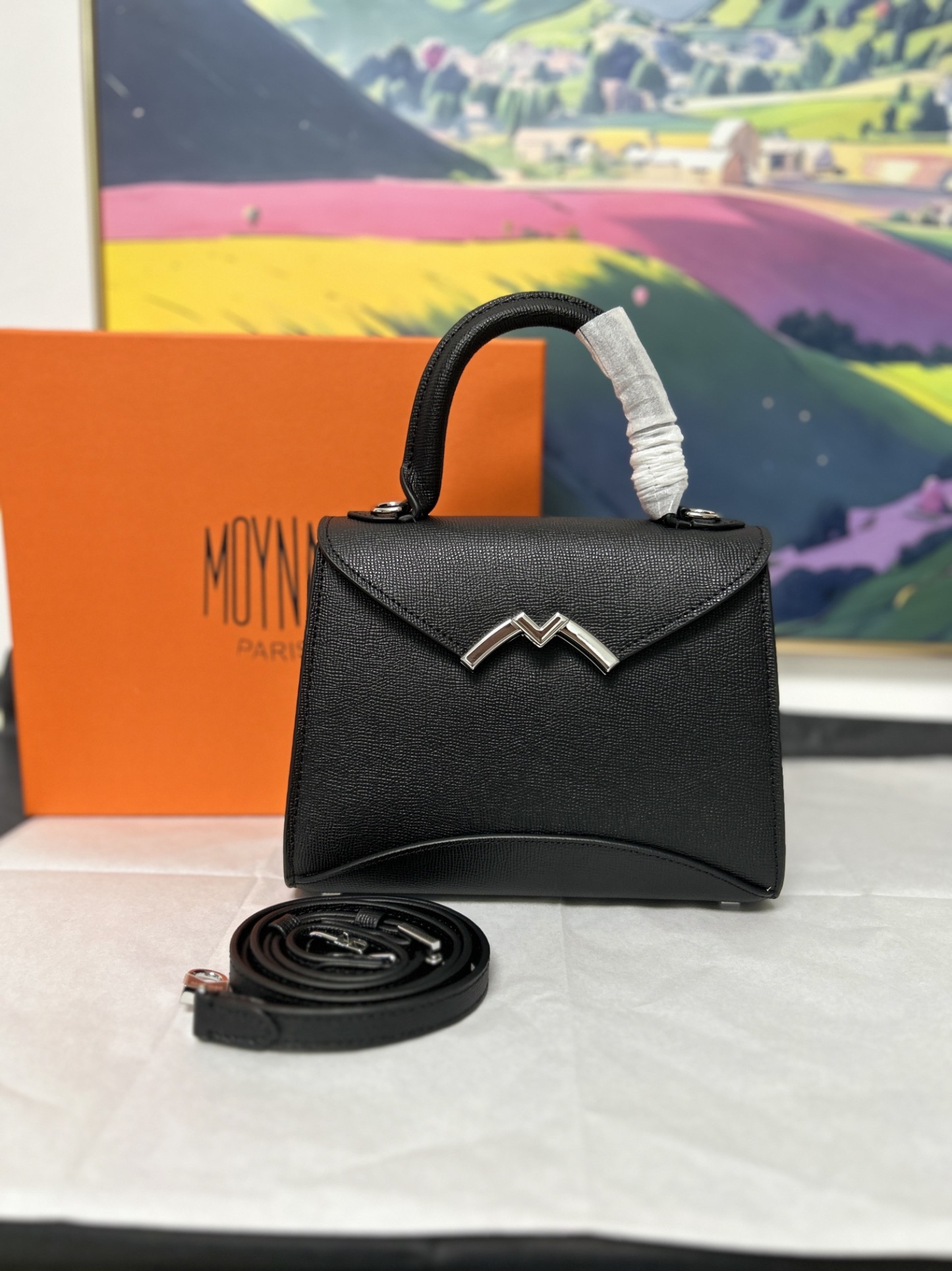 モイナ「Moynat」Gabrielle ハンドバッグ