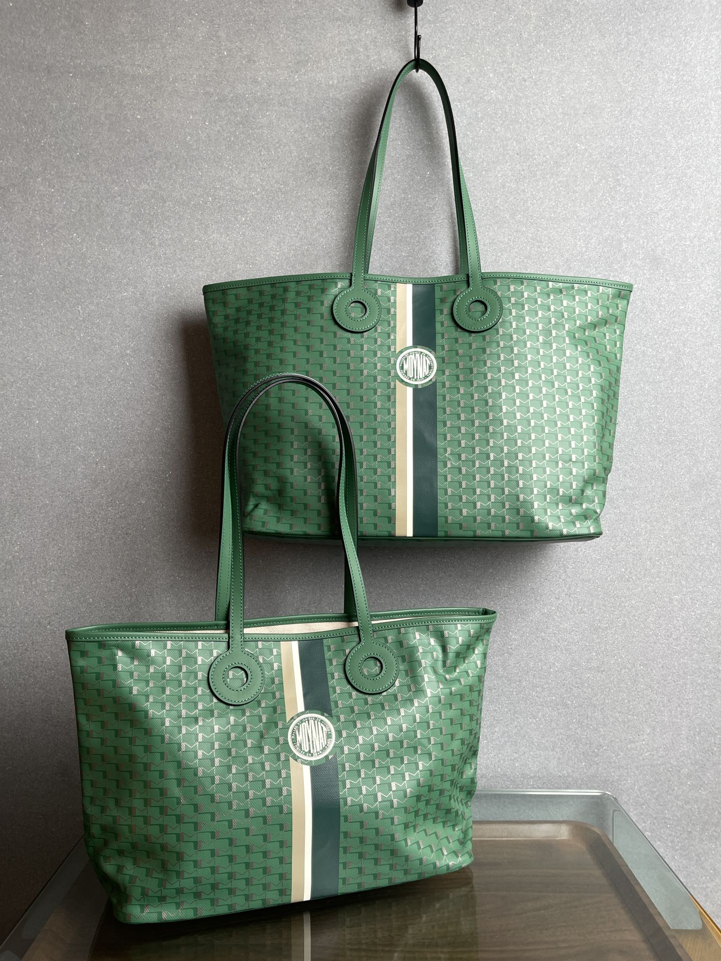 モイナ「Moynat」Canvas Tote Bag