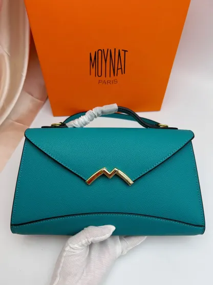 モイナ「Moynat」Réjane レザートートバッグ