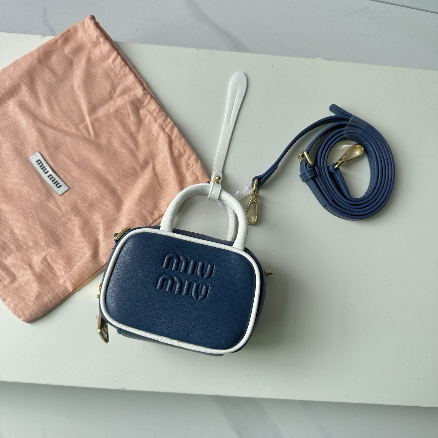 ミュウミュウ「Miu Miu」Beau Series Mini Briefcase