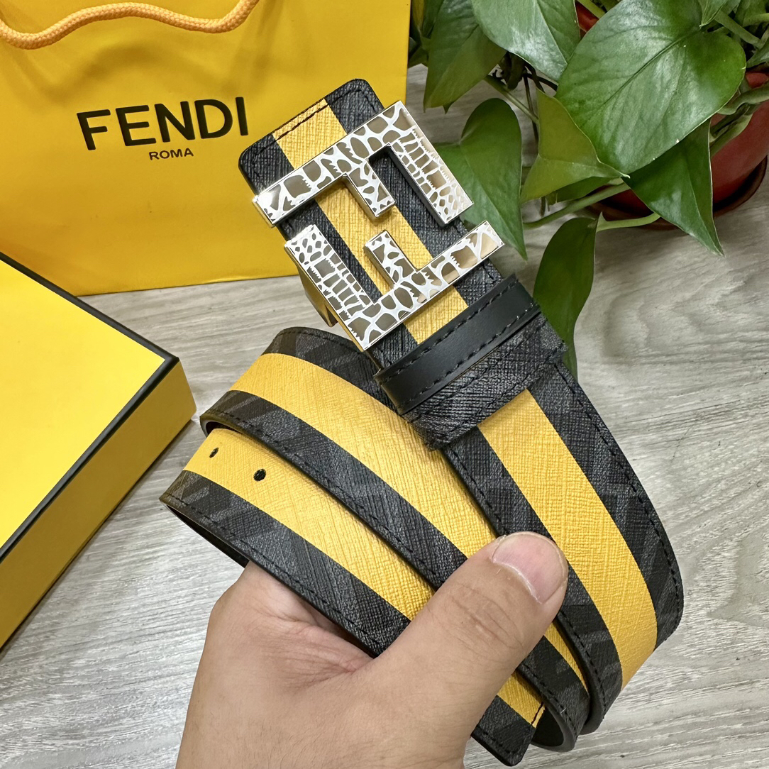 フェンディ「Fendi」FFベルト - リバーシブル フックベルト