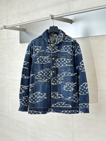 ルイ・ヴィトン「Louis Vuitton」SS25 クラウドジャカード デニムジャケット