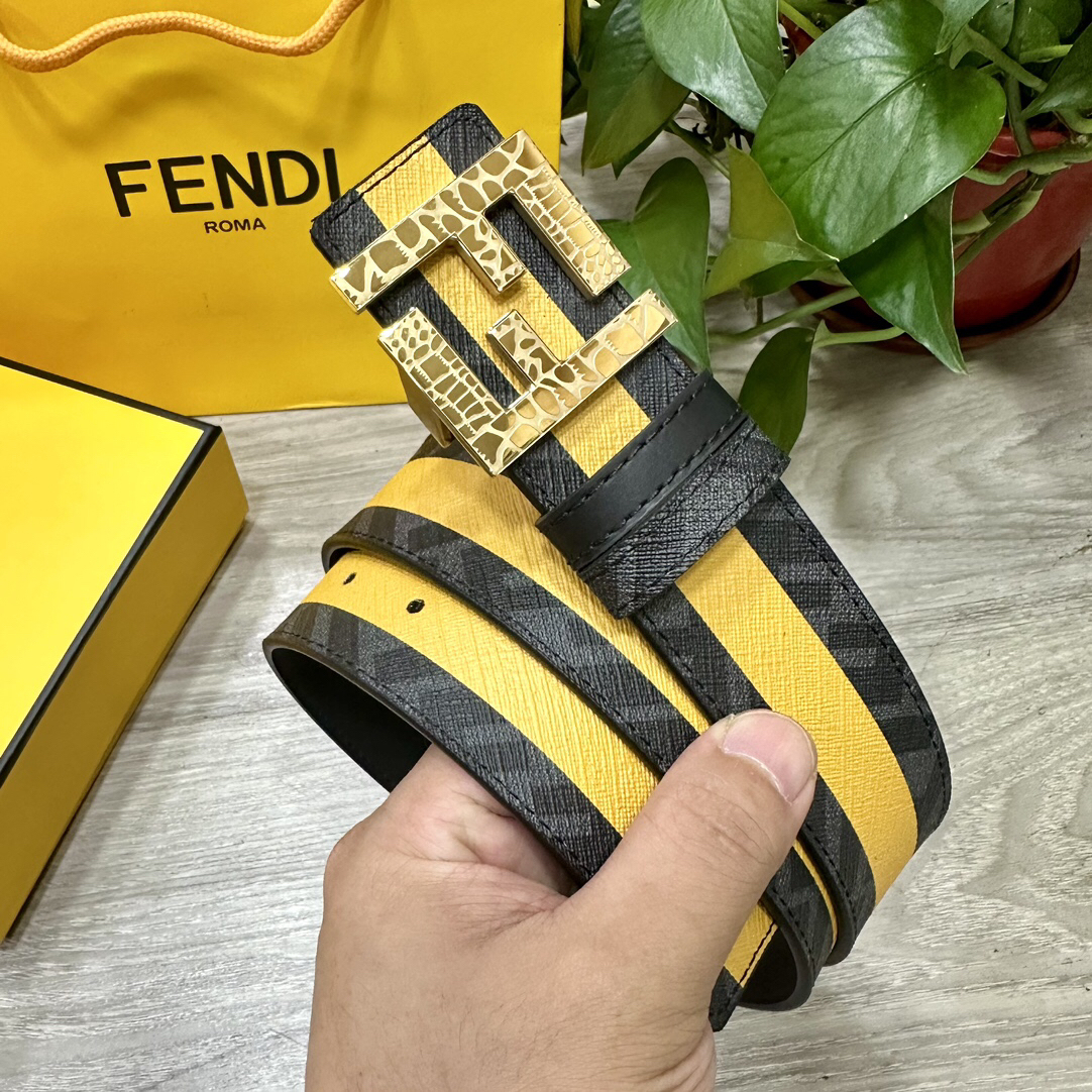 フェンディ「Fendi」FFベルト - リバーシブル フックベルト