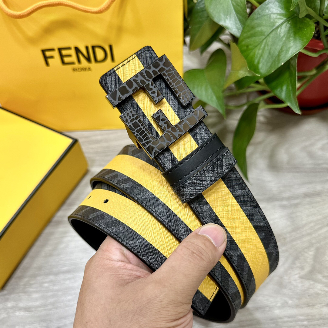 フェンディ「Fendi」FFベルト - リバーシブル フックベルト