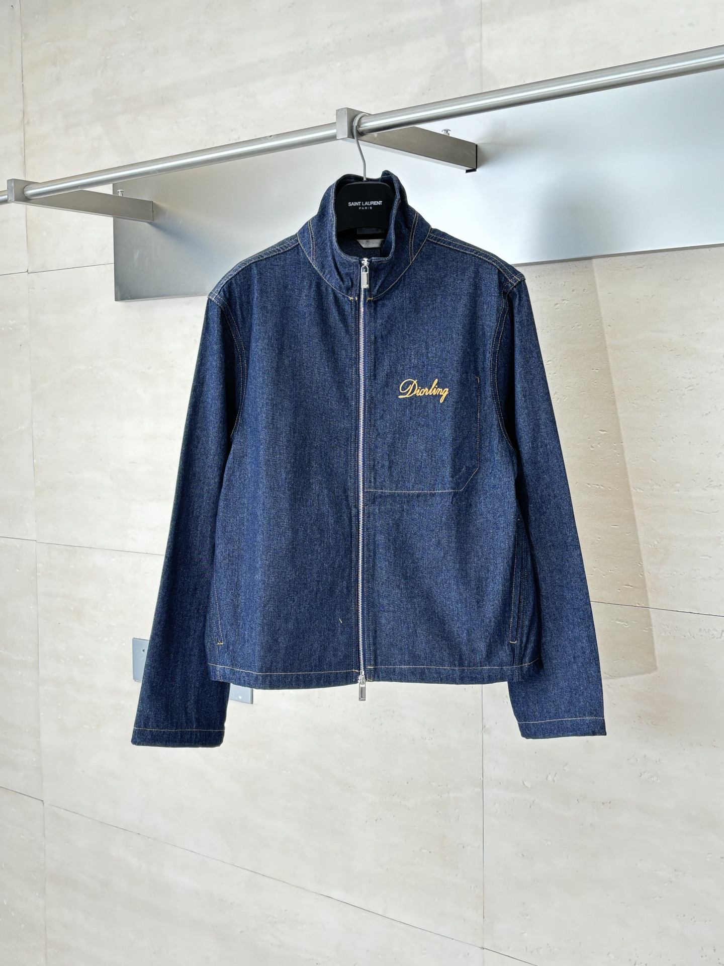 ディオール「Dior」25FW レタード エンブロイダリー デニムジャケット