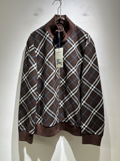 バーバリー「Burberry」 25FW レザー トラック ジャケット