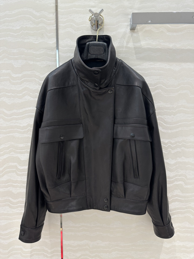 サンローラン「Saint Laurent」 Laurent ラムレザー モトジャケット