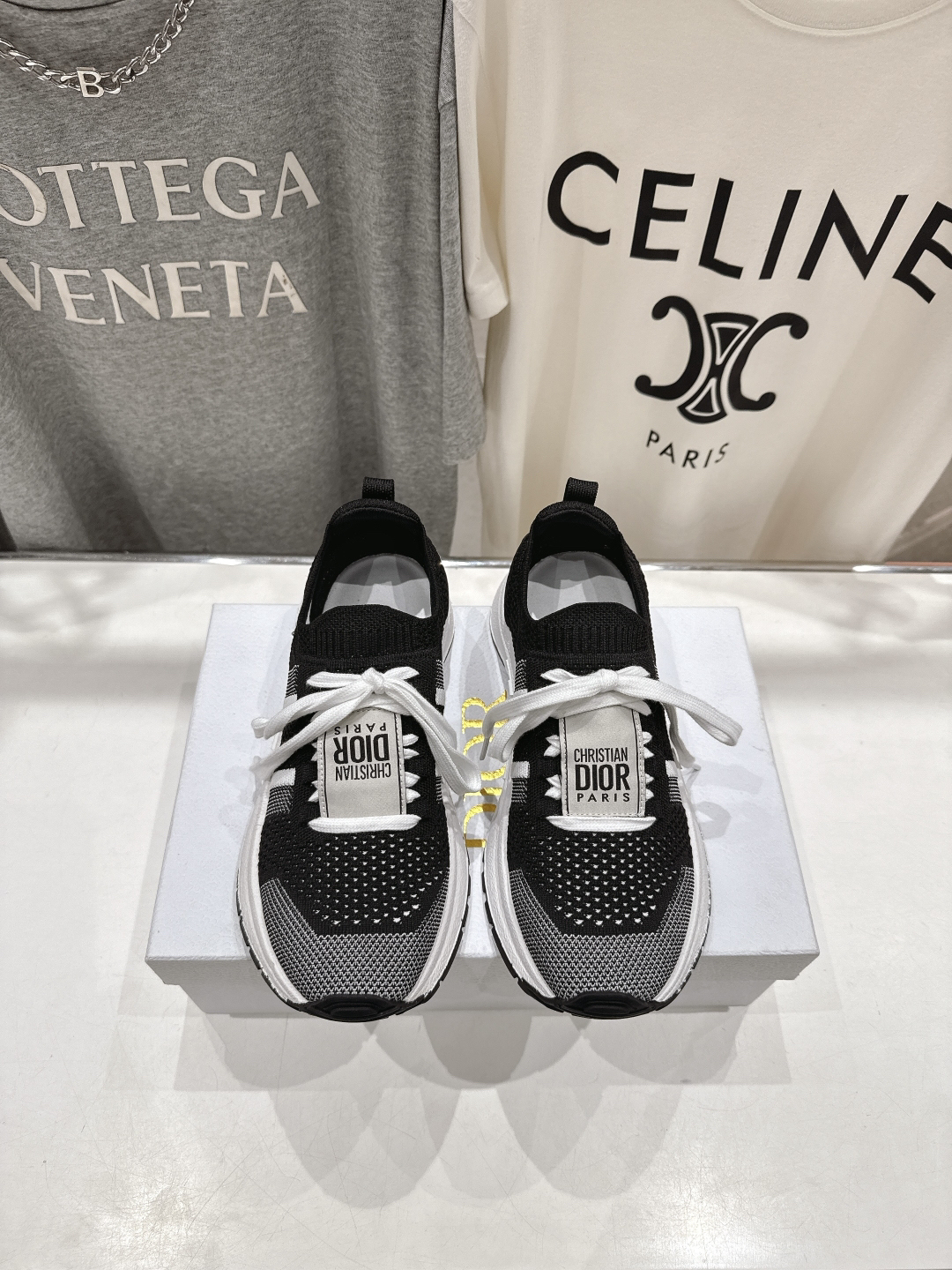 ディオール「Dior」2025SS アカデミック カップル レースアップ スニーカー