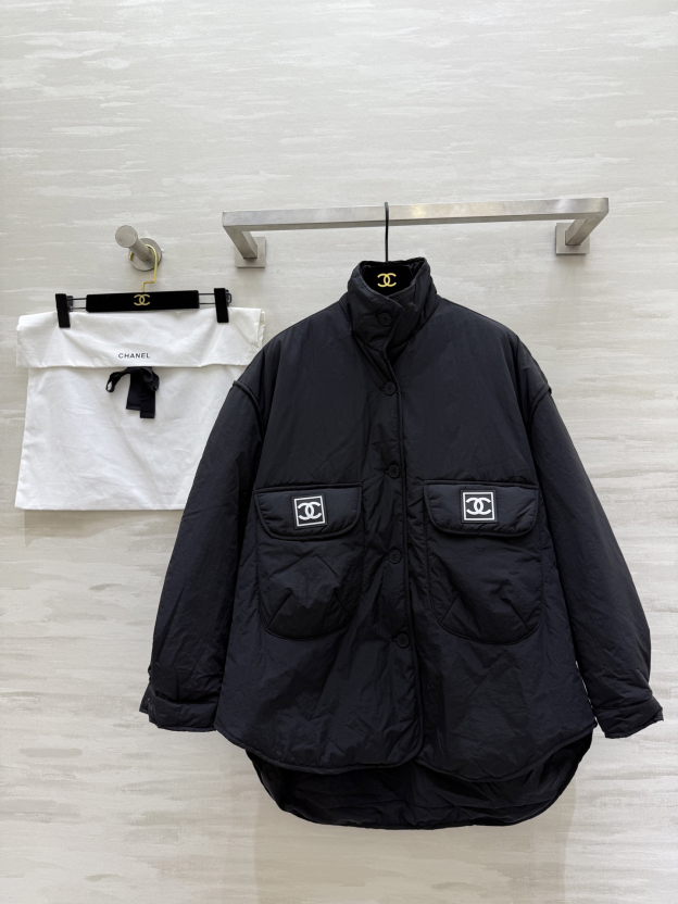 シャネル「Chanel」ヴィンテージ スタンドカラー キルトド ジャケット