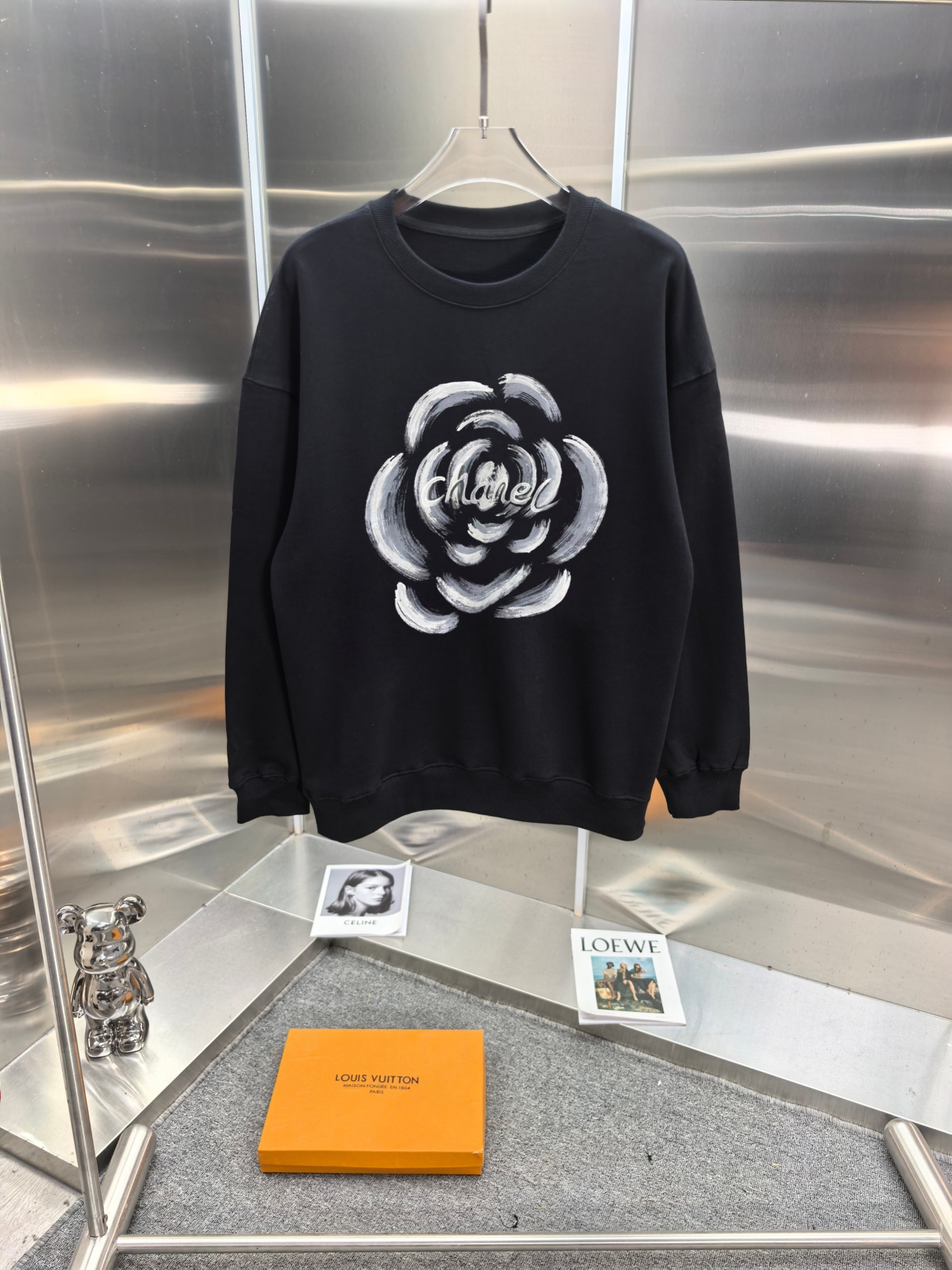 シャネル「Chanel」ラウンドネック スウェットシャツ