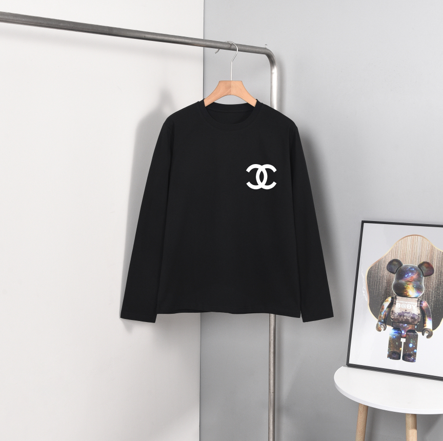 シャネル「Chanel」ロゴ プリント クルーネック スウェット