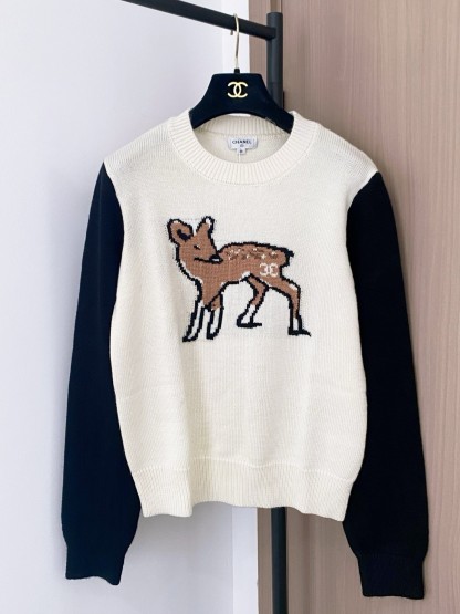 シャネル「Chanel」ロゴ ボタン ニット セーター