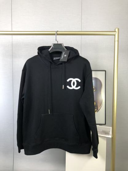 シャネル「Chanel」プリント フード付き スウェットシャツ