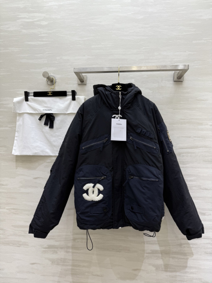 シャネル「Chanel」ヴィンテージ フード付き キルトド コート