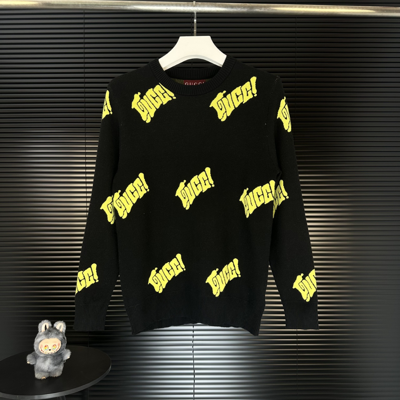 グッチ「Gucci」シグネチャー ジャカード クルーネック セーター