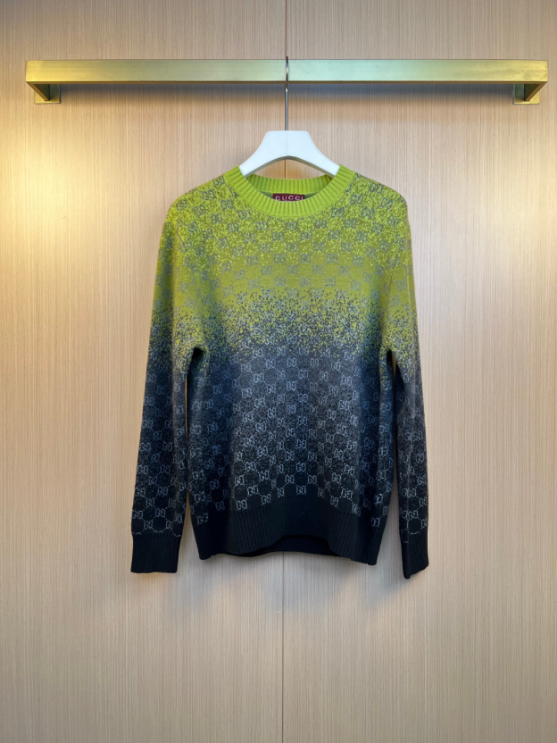 グッチ「Gucci」デグラデ ジャカード ニット セーター