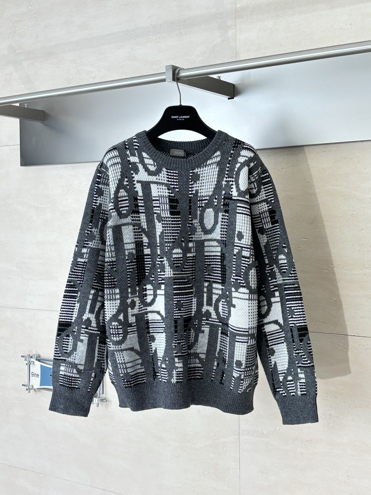 ディオール「Dior」 オブリーク ウール ジャカード ニットセーター